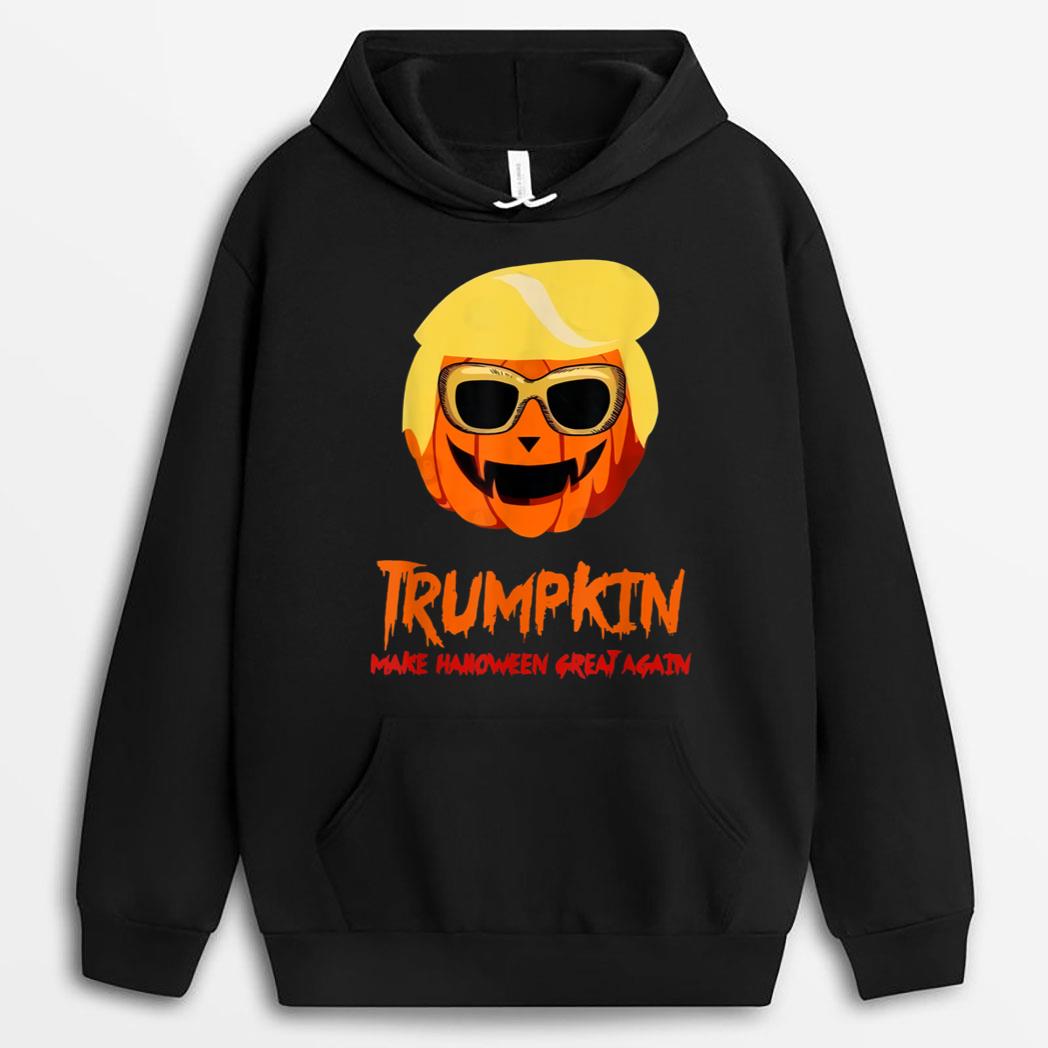 Funny Pumpkin Trumpkin Make Halloween Great Again T-Shirt