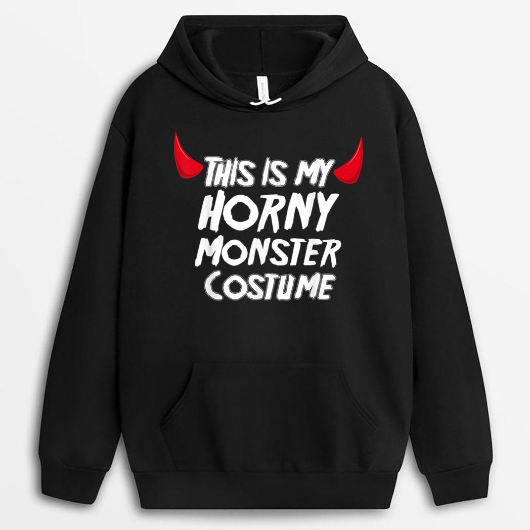 funny Horny Monster Costume Halloween T-Shirt
