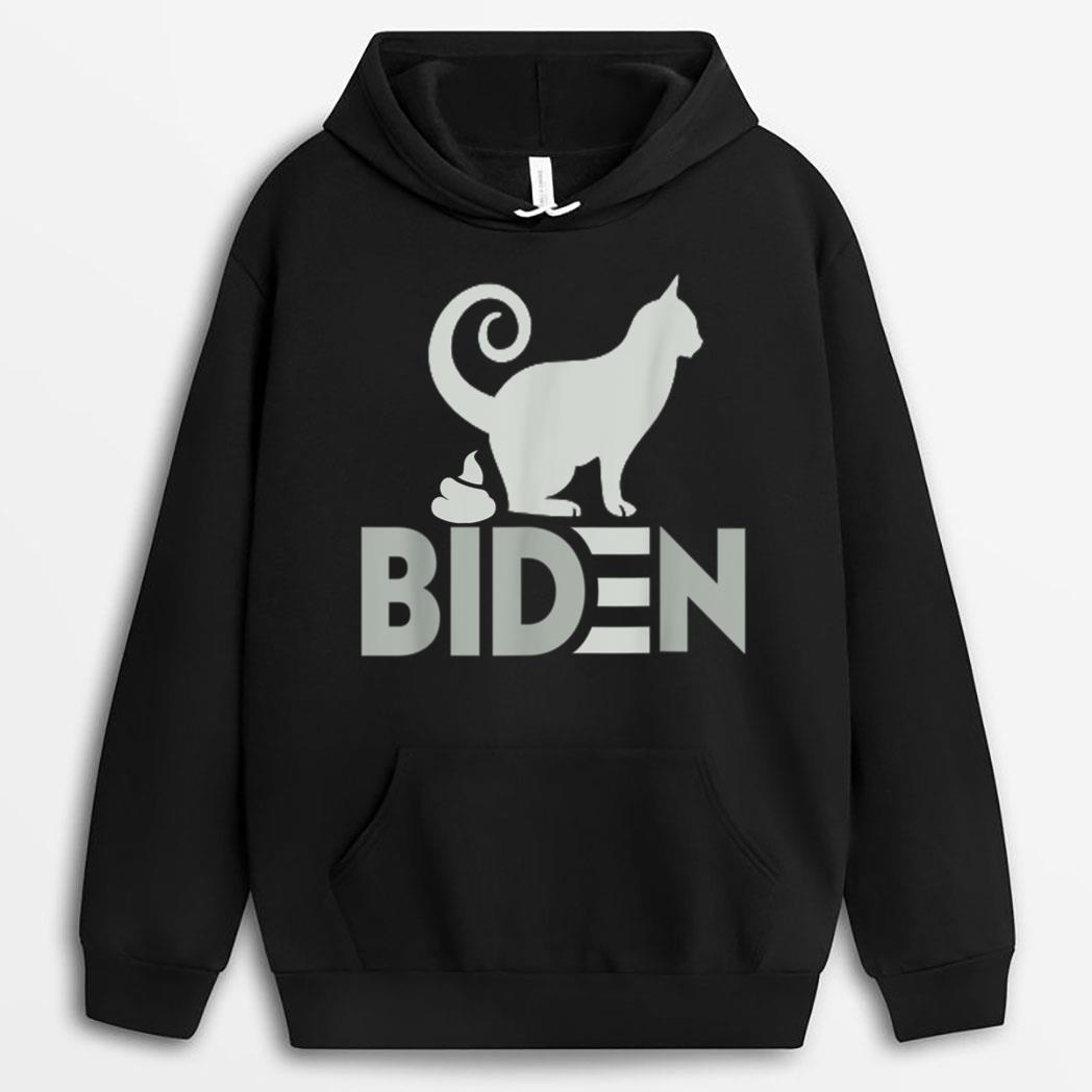 funny My Cat Hates joe Biden I Love My Cat Anti Joe Biden T-Shirt